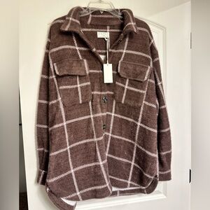 Z Supply Plaid Tucker Jacket